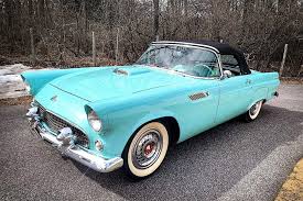 Image result for Thunderbird Blue 1955 Thunderbird