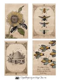 Pin By Easygallery Changeable Photo On Gallery Wall Ideas Bee Art Bee Images Vintage Bee