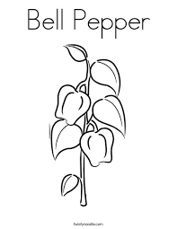 You can use our amazing online tool to color and edit the following pepper coloring pages. Bell Pepper Coloring Page Twisty Noodle