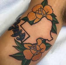 Texas Traditionaltattoos Yellowroseoftexas Virtuosotattoo Cowgirl Tattoos Rose Tattoos For Men Yellow Rose Tattoos