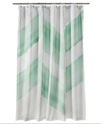 Nate Berkus Color Block Mint Green Shower Curtain New Mint Green Shower Curtain Color Block Curtains Contemporary Shower