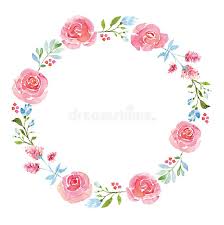 Download Beautiful Flower Watercolor Wreath Stock Illustration Illustration 58051436 Wreath Watercolor Watercolor Flowers Watercolor Circles