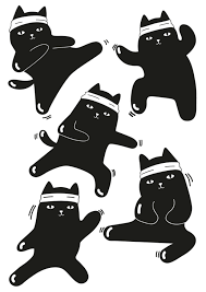 The karate cats are here to help! Karate Cats On Behance