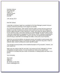 Application Letter For Hotel And Restaurant Management Vincegray2014