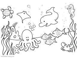 Free under the sea coloring pages to print for kids. Pages Junction Printable Under The Sea Coloring Pages For Adults