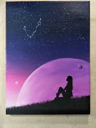 How To Start Painting On Canvas Easy Oil Paintings Cute Canvas Paintings Easy Canvas Painting Oil Painting
