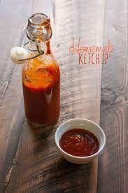 5 Ingredient Quick Homemade Ketchup Sweetphi Recipe Homemade Ketchup Homemade Condiments Food Processor Recipes