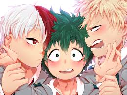Kirishima is laughing and todoroki is smirking while deku was just smiling. 5063496 Izuku Midoriya Shouto Todoroki Katsuki Bakugou Wallpaper Cool Wallpapers For Me
