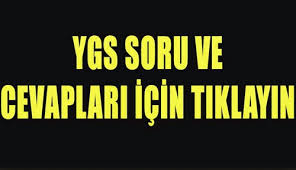  2016 YGS SORU CEVAP