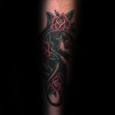 A dark rose that sits firmly on top of the shoulder. 50 Traditional Rose Tattoo Designs For Men Flower Ink Ideas