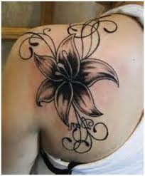 Cover Up A Name Tattoo Ideas Jpg 240 291 Lily Flower Tattoos Lily Tattoo Shoulder Tattoos For Women