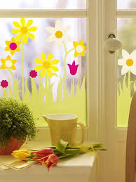 Diy Frische Fensterdeko Selber Basteln Basteln Fruhling Fenster Fenster Dekor Basteln Fruhling Ostern