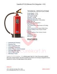 Fire extinguisher firefighter industrial design. Features Of B Plus Fire Extinguisher 4 Kg By Securekart Issuu