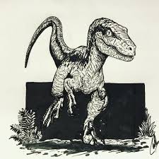 Inktober 18th Quick Sketch Raptor Trex Jurassicworldfallenkingdom Jurassicpark Jurassic Rexy Jurassic Park Tattoo Dinosaur Illustration Dinosaur Drawing
