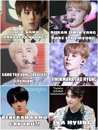 Selain kerumunan, juga menimbulkan kemacetan. Kumpulan Meme Lucu Meme Bts