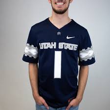 The latest utah state aggies merchandise is in stock at fansedge for every aggies fan. Usu Campus Store Utah State Nike Football Jersey Navy