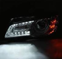 Left Driver Side LED DRL Headlight Assembly Chrome For Chrysler 300 11-23  2015