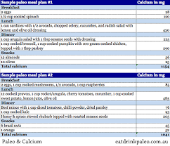 Paleo Diet Calcium What Are The Best Non Dairy Foods To Eat