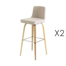 ✨découvrez nos inspirations déco et lifestyle. Lot De 2 Tabourets De Bar En Tissu Beige Achat Vente Tabouret De Bar Soldes Sur Cdiscount Des Le 20 Janvier Cdiscount