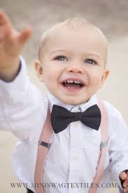 Black Bow Tie And Suspenders Set Blush Wedding Suspenders Black Boys Bow Tie Toddler Wedding Etsy Baby Boy Bow Tie Wedding Party Outfits Baby Suspenders