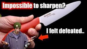 We all have ceramic knives at home because they are overall great in the kitchen. Why Ceramic Knives Are Almost Impossible To Sharpen Youtube