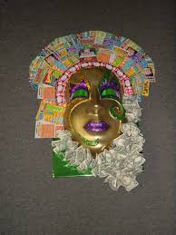 Mardi Gras Mask Lottery Money Bouquet Money Bouquet Mardi Gras Mask Mardi Gras