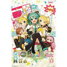 Hatsune Miku Hey Walmart Com Hatsune Miku Poster Prints Miku