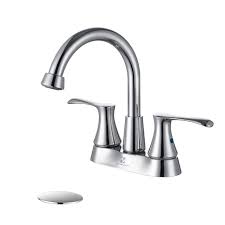 Shop our selection of bath faucets, available in a variety of styles and finishes to complement your décor! Homelody Centerset Bathroom Faucet Chrome 360 Degree High Arc Swivel Spout Bathroom Sink Faucet 2 Handle With Pop Up Drain 1 Hole Or 3 Hole Deck Mounted Walmart Com Walmart Com