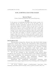 Esei nilai berkaitan dengan perkembangan diri? Pdf Ilmu Ilmuwan Dan Etika Ilmiah