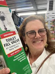 Installing a new toilet with a close call