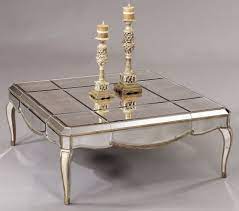 Pine solids and veneers in a smoked barnwood finish. Antique Mirror Coffee Table Collette Square Mirrored Coffee Table W Scalloped Apron Cabriole Mirrored Coffee Tables Coffee Table Coffee Table Square