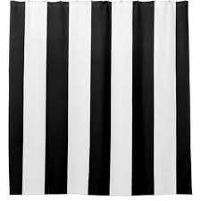 Black And White Vertical Stripes Shower Curtain Zazzle Com Striped Shower Curtains Black Shower Curtains Elegant Shower Curtains