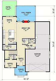 Plan 280022jwd Sophisticated 3 Bedroom Modern Home Plan With Media Room Modern House Plans House Plans Modern House