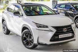 Lexus sn 5w40 fully synthetic engine oil ( 4l ) + free mileage sticker. Lexus Nx 200t Range Updated For My2017 Special Edition With Blacked Out Trim Introduced Paultan Org