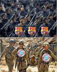 Barca Vs Bayern Insolite Football Footballeur