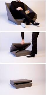 Oyster Chair By Kawamura Ganjavian Folding Furniture Furniture Design Creative Furniture