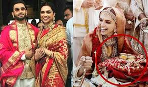Deepika padukone lycra slik and net sequins work red bollywood style saree. Deepika Padukone In Red Banarasi Saree On Her Anniversary Jds Blog