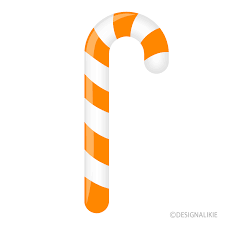 Orange Candy Cane Clipart Free Png Image Illustoon Whatever might be the purposes it can be used everywhere. orange candy cane clipart free png