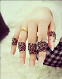 Image result for mehndi finger tips design