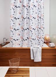 Floral Poetry Shower Curtain Floral Shower Curtains Fabric Shower Curtains Curtains