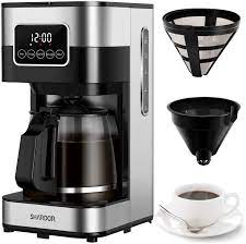 Best drip coffee machine 2020 movies imdb ranking 2018. Amazon Com Shardor Coffee Maker Touch Screen 10 Cup Programmable With Glass Carafe Stainless Steel Kitchen Dining