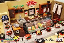 Moc Ito Sushi Bar Cool Lego Creations Lego Design Lego