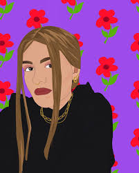 A self portrait I made a while back 💖🌸#illustration #graphicdesign  #selfportrait #design #adobe #art #artistsoninstagram