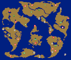 ドラゴンクエスト5 フィールドマップ