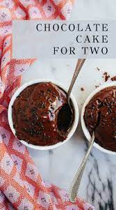 Chocolate Cake For Two In Ramekins Dessert For Two Dessert Recipes Mini Chocolate Cake Chocolate Cake For Two Recipe