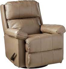 Amazon Com Lane Home Furnishings 4205 18 Soft Touch Swivel Rocker Recliner Taupe Home Kitchen Rocker Recliners Leather Recliner Chair Leather Recliner