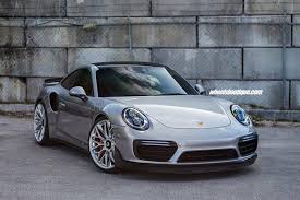 Porsche 911 991 Turbo On Hre P200 Rims In Silver