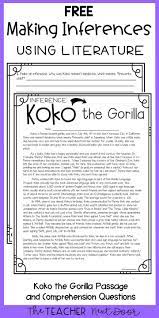 Inference Passage Freebie For 4th And 5th Grades Inference Passage Freebie Reading Classroom Reading Comprehension Worksheets Third Grade Reading