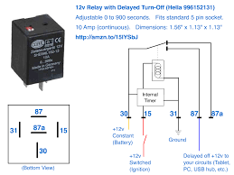 If the timer is on and timing, it may be turned off by a positive going signal on the toggle pin before the time the relay is intended to be a standard automotive relay (rnom = 60ω) with contacts rated. 12v Delayed Turn Off Or Turn Off Howto