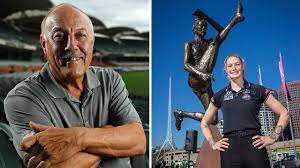 Tayla harris statue sparks heated debate. It Could Be Faceless For All I Care Tayla Harris Hits Back At Critics